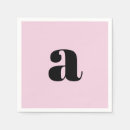 Zoek naar accent servetten Typografie