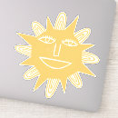 Zoek naar leuke zon stickers Zonneschijn