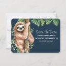 Zoek naar cute sloth uitnodigingen Waterverf