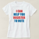 Zoek naar registreren tshirts Democraat