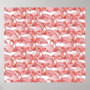 Zoek naar flamingo patroon posters Tropisch