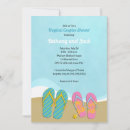 Zoek naar beach bridal shower uitnodigingen Zand