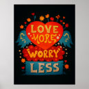 Zoek naar liefde typografie posters Motivatie