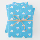 Zoek naar tandarts cadeaupapier Blauw