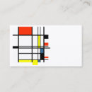 Zoek naar mondrian visitekaartjes Geometrisch