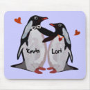 Zoek naar pinguïn liefde muismatten Paar