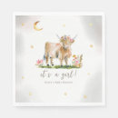 Zoek naar koe servetten Highland koe baby shower