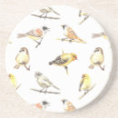 Zoek naar vogel schilderen onderzetters Waterverf