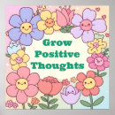 Zoek naar positieve gedachten posters Voor iedereen