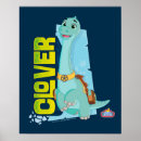 Zoek naar cartoon dino posters Klaver