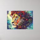 Zoek naar abstract lion kunst Kat