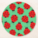 Zoek naar lieveheersbeestjes onderzetters Patroon