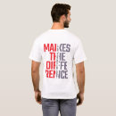 Zoek naar verschil tshirts Typografie