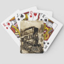 Zoek naar treinen speelkaarten Voor hem