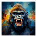 Zoek naar gorilla kunst Wildlife