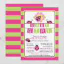 Zoek naar ladybug babyshower uitnodigingen Schattig