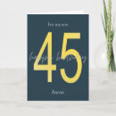 Zoek naar 45 verjaardagskaarten 45 jaar oud
