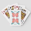 Zoek naar vlinder speelkaarten Kleurrijk