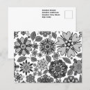 Zoek naar zwart wit bloem briefkaarten Voor haar