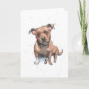 Zoek naar staffordshire bull terrier kaarten Schattig