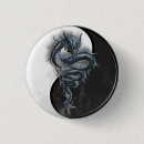 Zoek naar chinees symbool buttons Yin yang