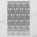 Zoek naar zwarte katten briefpapier Patroon
