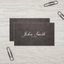 Zoek naar vintage leer visitekaartjes Elegant