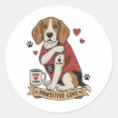 Zoek naar hond illustratie stickers Voor haar