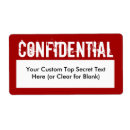 Zoek naar vertrouwelijk etiketten Veilig