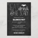 Zoek naar chalkboard party halloween uitnodigingen Eng