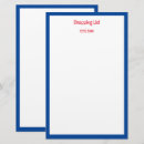Zoek naar blauw briefpapier Elk persoon
