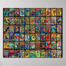 Zoek naar comic book kunst Superheld