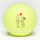 Zoek naar liefde tennisballen Hart
