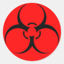 Zoek naar biologisch gevaar stickers Zwart