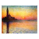 Zoek naar zonsondergang in venetië posters Monet