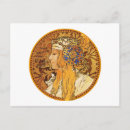 Zoek naar alfons mucha briefkaarten Vrouw