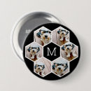 Zoek naar zwart wit patroon buttons Modern