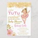 Zoek naar tutu babyshower uitnodigingen Ballerina baby shower