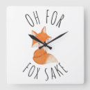 Zoek naar fox klokken Schattig