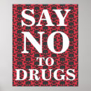 Zoek naar drugs posters Zeg nee tegen drugs