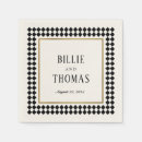 Zoek naar art deco papieren servetten Zwart wit