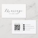 Zoek naar massage therapie visitekaartjes Elegant
