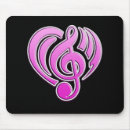 Zoek naar muzieknoten muismatten Band