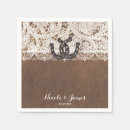 Zoek naar hoefijzer servetten Rustisch