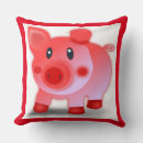 Zoek naar biggetje kussens Roze