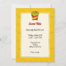 Zoek naar aardappel uitnodigingen Friet