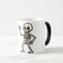 Zoek naar skeletten mokken Dansend skelet