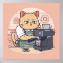 Zoek naar katten cartoon posters Grappig