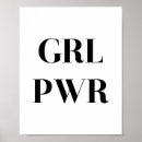 Zoek naar meisjes macht posters Grl pwr