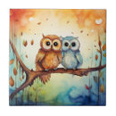 Zoek naar uil tegels Waterverf